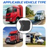 Pacify 2 Pcs Semi Truck Window Shades with Suction Cups