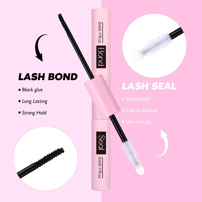 Lash Clusters Kit with Spikes Wispy Lash Extension Kit with