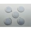 Command Electronics (5) White LED White Base 4.5 inch Round