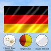 German Flag 3x5 FT Germany Flag With Brass Grommets Fade
