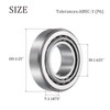 QUARKZMAN M802048/M802011 Tapered Roller Bearing Taper and Cup, 1.6250" Bore