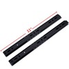 GLE2016 2 Sections Metal Drawer Slide Rail Tracks Ball Bearing