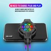 P10 Mobile Phone Semiconductor Cooler RGB Retractable Back Clip Heatsink