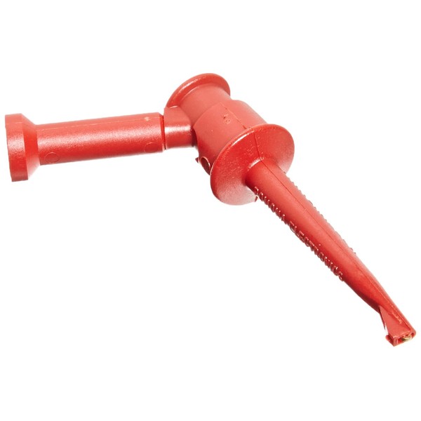 Pomona 4723-2 Minigrabber Test Clip with Banana Jack, 2.54" Length,