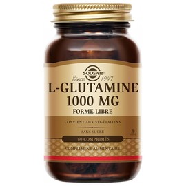 Solgar L-Glutamine 1000mg Free Form 60 Tablets