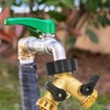 LIULO TOOL Brass Garden Hose Splitter 2 Way, Hose Y