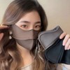 Winter Fleece Thermal Cycling Mask Golf Black/Free Size