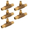 Midline Valve S1228-5 PEX A Monoflow Tee Pipe Fitting for