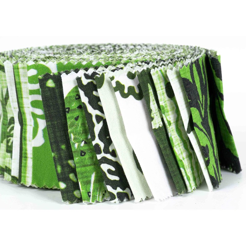 Soimoi 40Pcs Block Print Cotton Precut Fabrics For Quilting Craft