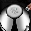 Butter Warmer Stainless Steel Wooden Handle 3 Layers Multi Purpose