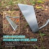 Berry&Bird Swoe Garden Hoe, 61.8'' Stainless Steel Long Handled 3