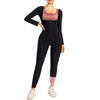 Sauna Suit for Women Full Body Waist Trainer for Belly Fat Sauna Jumpsuit Workout Sweat Suit(BR L)