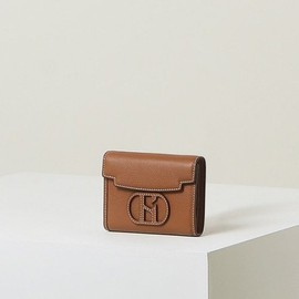 Hazzys (대구신세계)HAZZYS ACC 브라운 로고배색 소가죽 반지갑  HIWA4E529W2 (Daegu Shinsegae) HAZZYS ACC Brown Logo Contrast Cowhide Wallet HIWA4E529W2