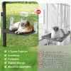 Idepet Cat Window Perch Cordless Foldable Cats Hammock Bed with