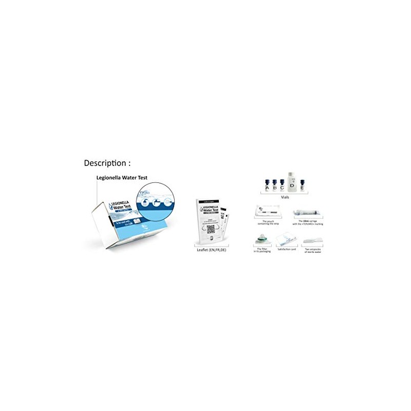 Legionella Water Test - 1 test refill - Detect legionella