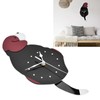 Wall Clock Swing Dog DIY Simple Fashion Silent Frameless Wall