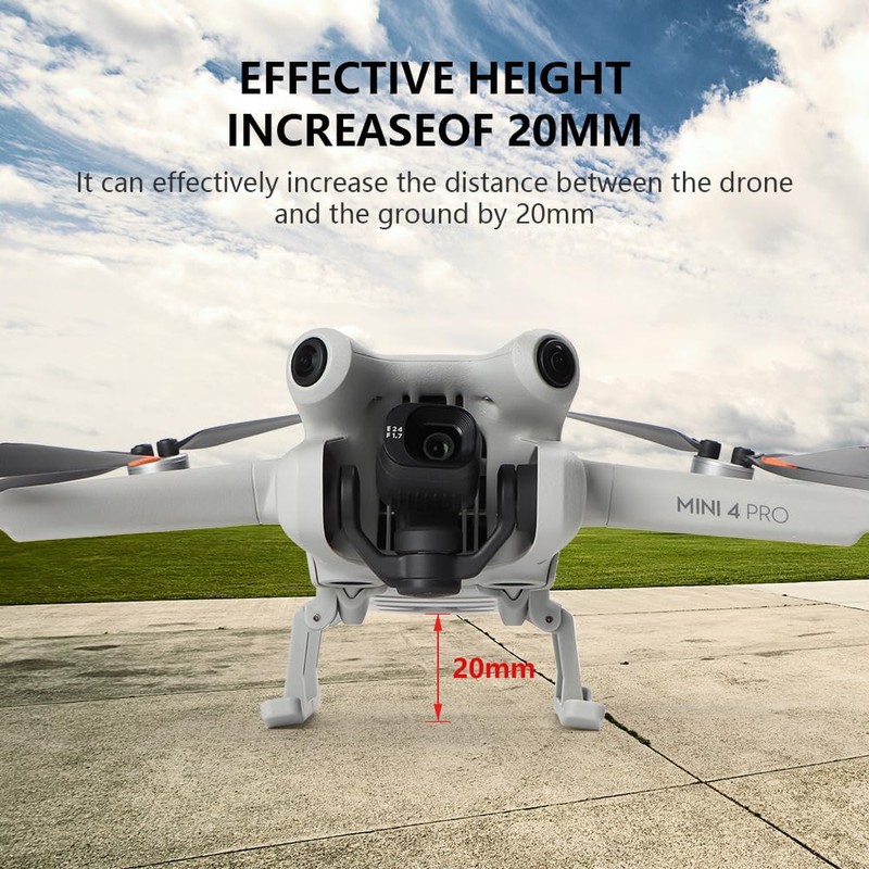 Hooshion Landing Gear for DJI Mini 4 Pro Drone –