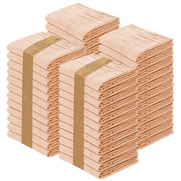 RUVANTI Flour Sack Towels 6 Pack 28"x28", Ring Spun 100%