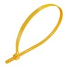 intervisio Cable Ties Resealable, 540 mm x 7.6 mm, Yellow,