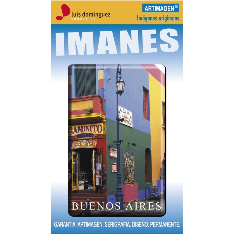 Artimagen Caminito Buenos Air Photo Magnet 45 x 70 mm