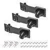 PATIKIL Keyed Hasp Locks, 3 Pack 3 Inch Twist Knob