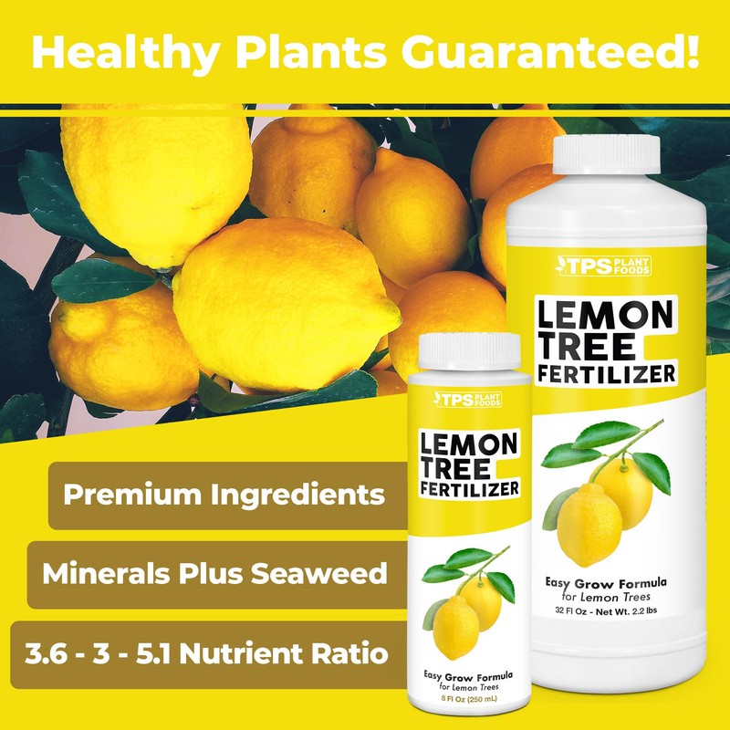 TPS NUTRIENTS Lemon Tree Fertilizer for Lemon Trees and Citrus,