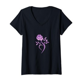Womens Eating Disorder Awareness Recovery V-Neck T-Shirt