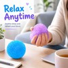 CLPKLQ 2 PCS Slushy Squishy, Textured Round Ornaments, Spiky Exterior