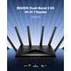 Cudy BE6500 WiFi 7 Router Dual Band Gaming Router, 2.5G