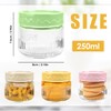4 Pack 250 ml Overnight Oats Jars, Preserving Jars with