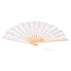 Abanico Plegable, Flor De Encaje Abanico Plegable Abanico Hecho A