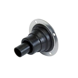 Firewall Grommet, 3/8 in Hole, 2 in OD, Rubber, Black, (Bellow Style) Seals-It