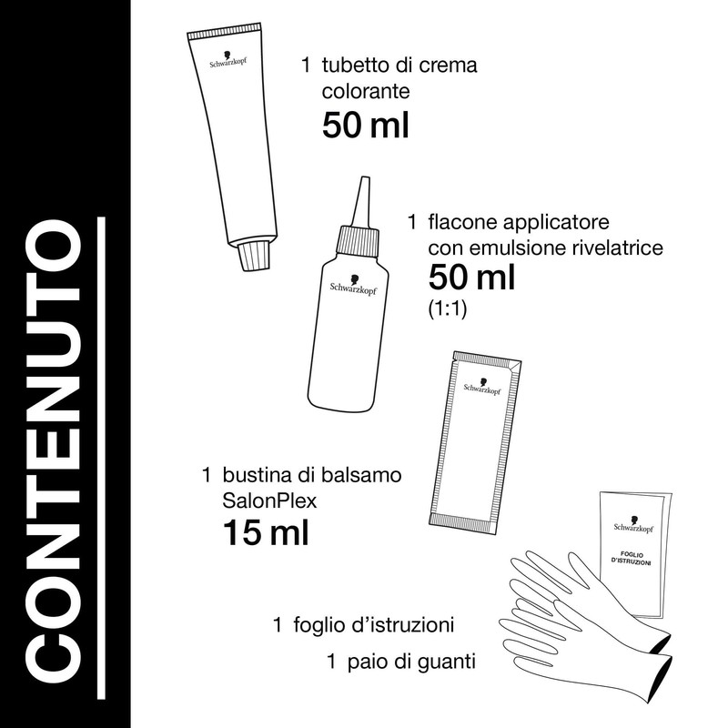 Colorazione Professional Performance 1_1 Palette Black