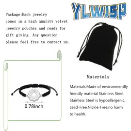 YLWJSP AA NA Recovery Jewelry AA NA Sobriety Flower Charm Bracelet Recovery Gift Alcoholics Anonymous Gifts New Beginnings Gift (NA Flower Br)