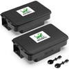 Mice&Co Rat Bait Stations 2 Pack – Lockable Rodent Traps