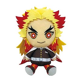 Sunrise 4589945620307 Demon Slayer Chibi Plush Toy, Kyojuro Rengoku
