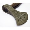 DIST A-004 Custom Made Damascus Steel Axe - Gorgeous and