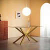 Modern Table Base Gold 29" Metal Dining Table Legs with