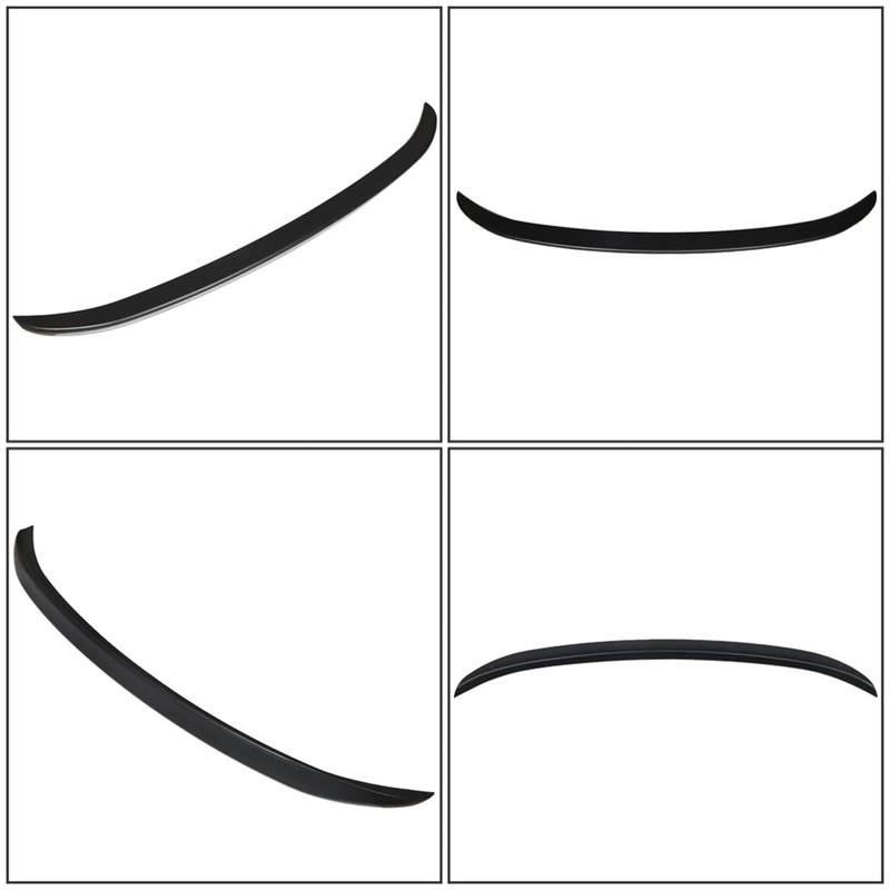 Rear Trunk Spoiler Wing Matte Black OEM Factory Style Replacement