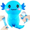 Axolotl Animal Dough Fidget Balls Squishy Toys, Blue Axolotl Squeeze