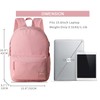 SUPACOOL Lightweight Casual Laptop Backpack with Laptop Compartment 15.6 Inch