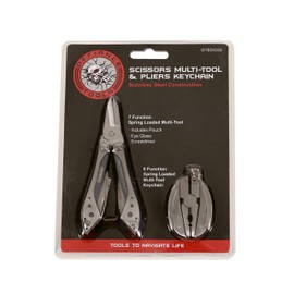 Multi Tool Combo Kit with Multitool Scissors Tool and Pliers Multi-Tool Set, included Nylon Carrying Pouch, Perfect for Homeowners, Hunting, Fishing, Outdoors, Camping, EDC (Stainless Steel)