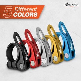 IMPALAPRO Quick Release Seatpost Clamp - Bike Seat Lock Clamp 7075CNC (Blue, 31.8 mm)