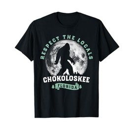 Chokoloskee Florida Respect the Locals Bigfoot Swamp Ape T-Shirt