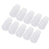 10Pcs Reagent Bottle Plastic Wide Mouth Lab Liquid Sample Seal