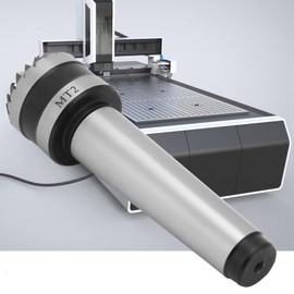 MT2 Wood Turning Tool, Heavy Duty Bearing Tailstock Wood Metal Lathe, Multi-tooth Wood Lathe Drive, Spring Point (B)