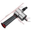 Sheet Metal Nibbler Cutter Double-headed Sheet Cutter Nibbler Drill Attachment