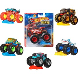 Hot Wheels Surtido Sorpresa Monster Trucks, Escala 1:64, Vehículo de Juguete para niños de 3 años en adelante