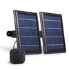 Wasserstein Solar Panel with Internal Battery - Compatible with Blink