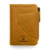 Lemasi Genuine Leather Wallet with RFID Protection, Outer Latch, Worry